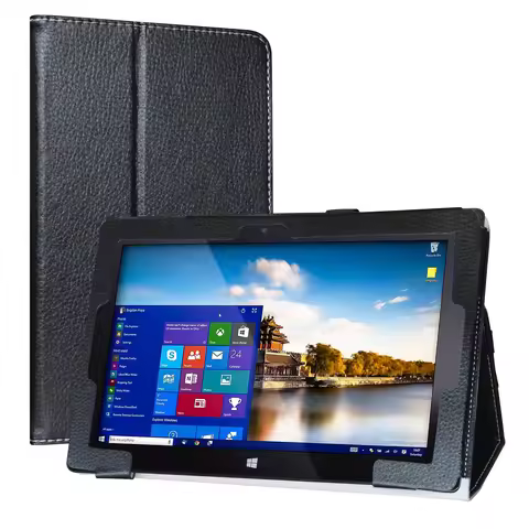 Case For Fusion5 FWIN232 Plus S1 / N4120 10-inch Tablet , Folding Stand PU Leather Cover with Magnet
