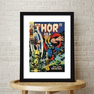 Thor Galactus Superheroes Marvel Artprint wall Decor poster
