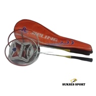 Raket Badminton Yonex, Hi-qua Original, Golden Pro 206 isi 2 Bonus tas Badminton Murah Meriah