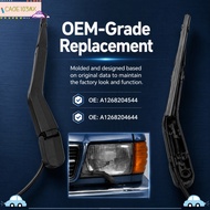 ICAOE103 2PCS Headlamp Wiper Arm, A1268204544，A1268204644 Black Headlight Wiper Replacement, ABS Hea