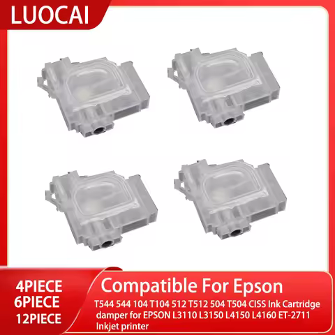 T544 544 104 T104 512 T512 504 T504 CISS Ink Cartridge damper for EPSON L3110 L3150 L4150 L4160 ET-2