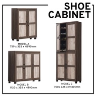 SHOE CABINET / SHOE RACK / SHOE STORAGE CABINET / SHOE ORGANIZERS / 2 DOOR SHOE CABINET / 3 DOOR SHOE CABINET / TALL SHOE CABINET