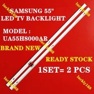 UA55H8000AR SAMSUNG 55" TV LED BACKLIGHT (LAMP TV) SAMSUNG 55 INCH LED TV BACKLIGHT 55H8000AR UA55H8000