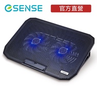 [Esense Esense] E-C3 Cold Light Dual Fan Laptop Cooling Pad