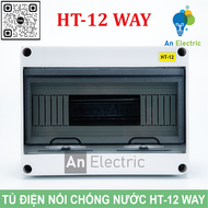 Tủ điện phân phối chống nước 2 WAY 3 WAY 5 WAY 8 WAY 12 WAY 15 WAY 18 WAY 24 WAY chuẩn IP65 (HT Seri