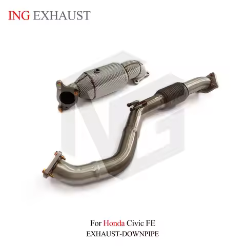 ING Stainless Steel Engine Accessories 304 Pipe for Honda Civic FE 11 1.5T Generation Front Downpipe