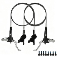 【SUNNY2015 SHIPPING】4-Piston MTB Hydraulic Brake Kit Hydraulic Disc Brake Set Front Rear Hydraulic B
