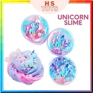 100ml Unicorn Slime Puff Silly Putty Color Matching Candy Accessories Plasticine Decompression Rubbi