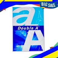 (40 sheets) Kertas A4 Double, A A4 Paper 80GSM (40 sheets/pack)