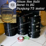 Black fiber bars 2mm 1⁄2KG 75 meters long sangkar burung sangkar ayam