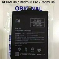 Baterai XIAOMI REDMI 3 / REDMI 3s / REDMI 3 Pro / BM47 / ORI ORIGINAL
