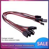 10Pcs 300mm Servo Extension Lead Wire Cable For RC Futaba JR Male to Female 30cm Wire Connector