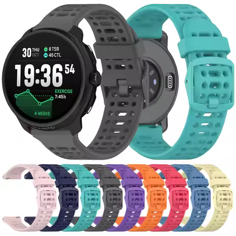 For SUUNTO RACE 2/S Watch Bands Sports Silicone Strap For SUUNTO VERTICAL/5 9 Peak Pro/OCEAN/RACE RU