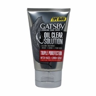 Gatsby Cooling Face Wash Oil Clear Solution 100G Triple Protection Bright White Perfect Clean Oil Co