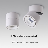 Surface Mounted Led Downlight 15W 12W 7W 10W 360 Degree Adjustable Ceiling Downlight 220V 110V