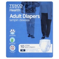 Tesco Health Unisex Adult Diapers M 10pcs
