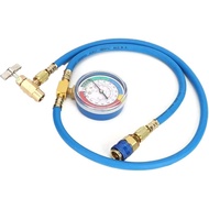 Youngine Universal 1M Auto Car R134A Refrigerant Pressure Gauge Hose AC R134A Copper U-Charge Refrig