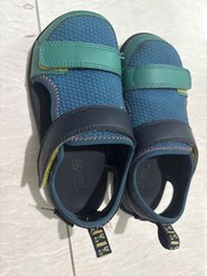 Teva 兒童涼鞋 藍色綠色