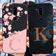 For LG G7 ThinQ Case LM-G710 LM-G710N Letters Phone Cover Fashion Flower Letters Soft Casing For LG G7 Plus 128GB Bumper