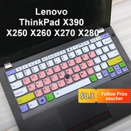 Keyboard Cover Lenovo ThinkPad X390 X250 X260 X270 X280 Keyboard Protector Laptop Soft Silicone Keypad Skin