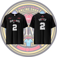 San Antonio Spurs Dylan Harper Polyester Drifit T-shirt