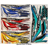 Honda beat 110 v2 (3) premium body cover sticker stripe 1set
