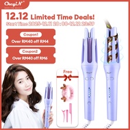 CkeyiN Automatic Curler Ceramic Curler 32mm Ceramic Curling Machine With 4 Temperature 110-220V Roll