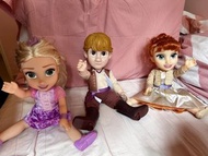 迪士妮公仔- 安娜/ 克斯托夫/樂佩 Disney Doll- Rapunzel, Kristoff, and Anna