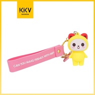 KKV Summer Keychain Gantungan Kunci Karakter Boneka 3D Lucu