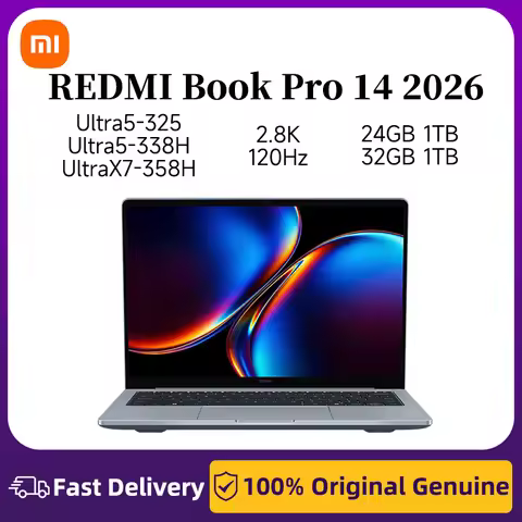 Xiaomi Redmi Book Pro 14 2026 14.6-inch 2.8K 120Hz 3rd Gen Intel® Core™ Ultra U5-325/U5-338H/X7-358H