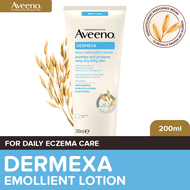 Aveeno Dermexa Cream 200ml - Eczema Lotion Body Lotion for Sensitive Skin Atopic Dermatitis