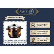 LADOMAX HA-7112/HA-7118/HA-7122/HA-7136/HA-7142/HA-7156/HA-7185 REMOVABLE LID RICE COOKER