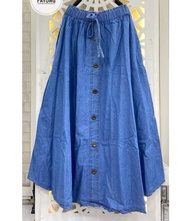 Rok Jeans Wash Wanita Mayung Rempel Dan Tidak Rempel