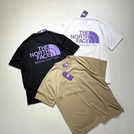 日本預訂 3色選 the north face purple label logo tee 短袖