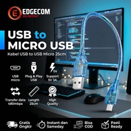 USB to Micro USB Cable 25cm - High Quality - Charging - Data