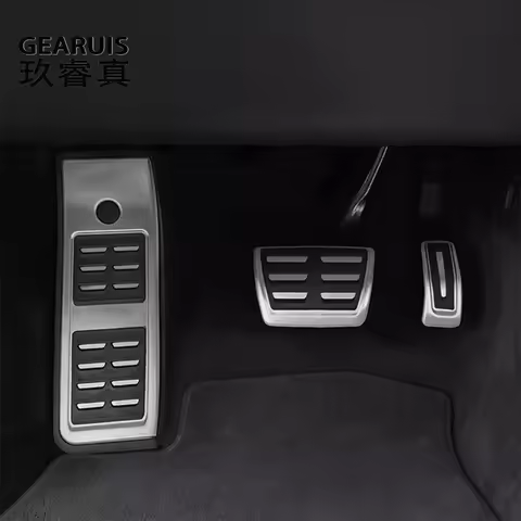 Car Styling Foot Pedal Cover Fuel Accelerator Pedal Brake Trim For Audi A4 B9 A5 F5 Q5 FY 2017-2024 