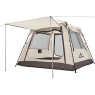 [SPECIAL OFFER]Outdoor Camp Tent 4 Seasons 4 Person Garden Camping Equipment Tent Living Luxury Travel Beach Tendas De