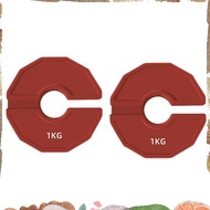 2PCS Gym Micro-Type Plates Dumbbell Fractional Weight Plate Rubber Fractional Weight Plates Plates A