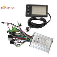 36V 48V 52V 60V 350W 18A Brushless DC Motor Controller Ebike Controller S866 LCD Display Speedometer