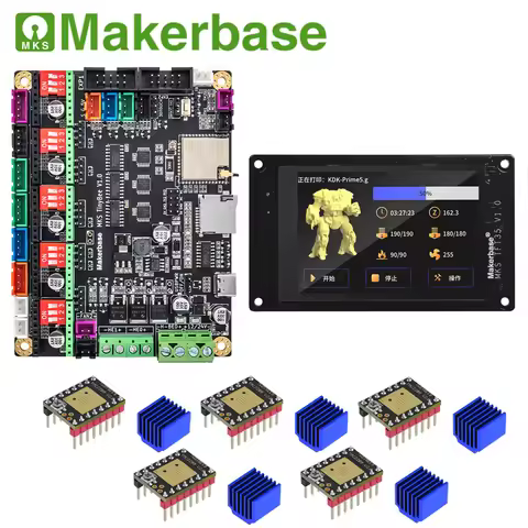 Makerbase MKS TinyBee 3D printer Control Board ESP32 MCU Mini 12864 TFT35 Screen Wifi Function WEB C
