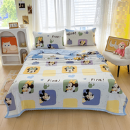 Disney Blanket Stitch ผ้าห่ม ผ้าห่มแอร์ การ์ตูน Knitted Cotton Mickey/Minnie/Snoopy นักเรียน วัยผู้ใ