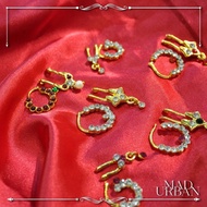 Bharatanatyam Mookuthi Mukuthi Stone & Kemp Set Bharatham Dancers Nose Ring Nath Bullaku Jewellery M