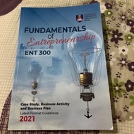 (Used)ENT 300 FUNDAMENTALS OF ENTREPRENEURSHIP UITM