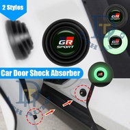 DTH 1Pc Luminous Car Shock Absorber Gasket Car Door Sound Insulation Car Door Shock Absorber For Toyota GR GR Sport Vios Yaris Corolla Cross CHR Avanza Fortuner Rush