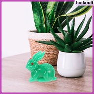 🎉 Easter Bunny Figurine Decorative Rabbit Ornament Party Present Bunny Figurine