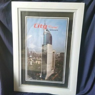 Frame 20R (50x60 cm) 20RP (50x70 cm) White Double List Linen White Silver