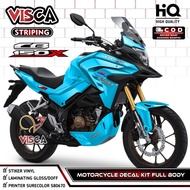 CB 150 X Full Body Sticker - CB150X Decal - Cool CBX Striping Variations - CB 150X Fullbody Decal De
