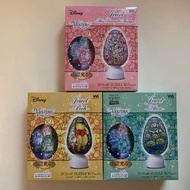 全新日版正貨 Disney Lamp puzzle 迪士尼3D立體砌圖燈 3色 LED夜燈 拼圖燈 80pcs Toy Story Alien 反斗奇兵三眼仔 Bunny Pooh