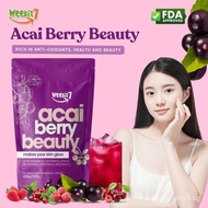 [Weekit7]Acai Berry Powder 7 in 1 Mixed Berries with Raspberry, Strawberry, Cranberry, Cherry, Acai,