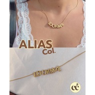 CHéRIE "ALIAS" (Letter Pendant Necklace)